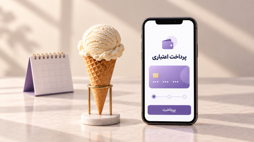 خرید اعتباری بستنی